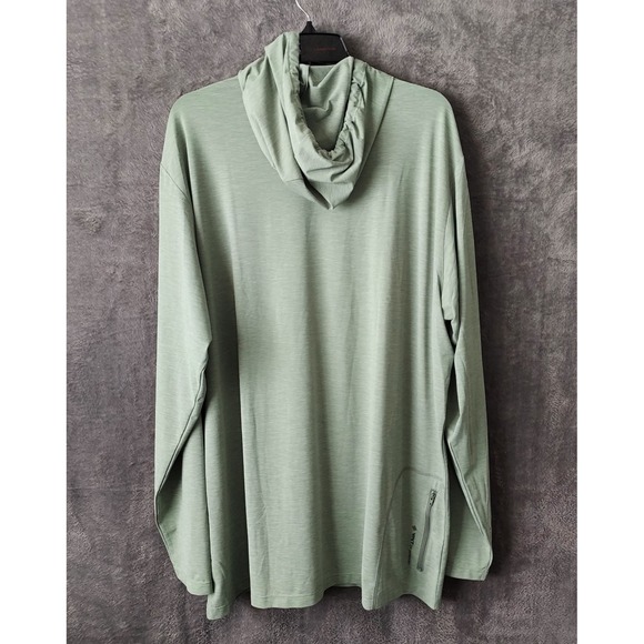 Anetik Hoodie Mens 3XL Green Lightweight Premium Performance UPF Fishing Outdoor - Picture 5 of 14